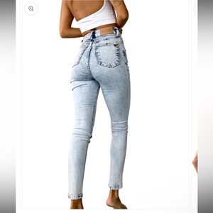 Chipre high rise skinny jeans sz 25